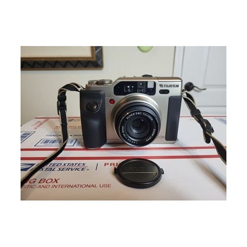후지필름 GA645ZI 전문 카메라 실버 USA SELEVER, 1개