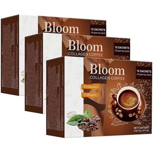 일본산 블룸 커피콜라겐 추천 퓨어 오가닉 남녀공용 3박스 bloom collagen coffee 3box