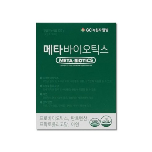 GC녹십자웰빙 메타바이오틱스 30p, 1개, 120g