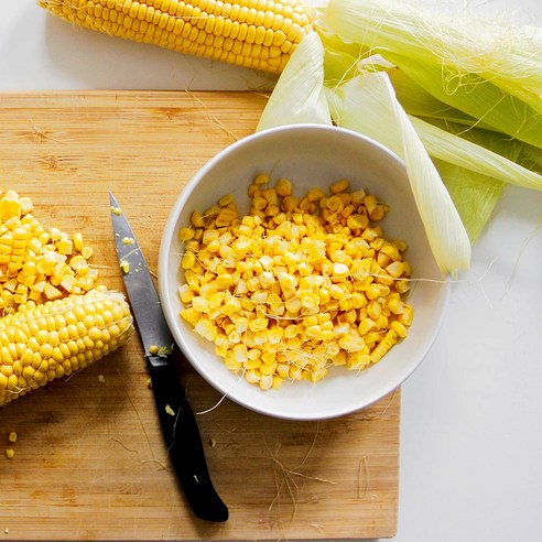 유기농 국내산 스위트 콘의 지속 가능하고 맛있는 즐거움