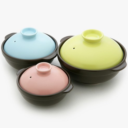 네오플램 무균열 무흡수 파스텔 내열 뚝배기 잔류세제NO, 18cm, 1개