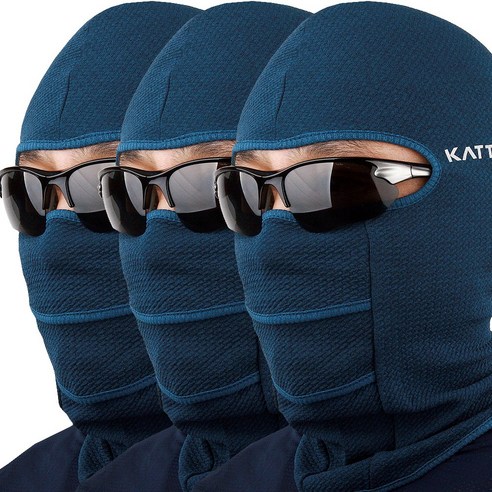 KATTUS 춘추용 바라클라바 기능성 원단사용 1+1+1 세트구성 3단 바라클라바 복면 KC인증, C Type
