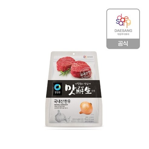 대상 청정원 맛선생 한우 양념 분말, 120g, 4개