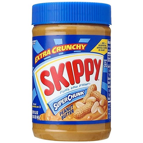 SKIPPY 엑스트라 크런치 슈퍼 청크 피넛 버터 64 oz, 1.81kg, 1개