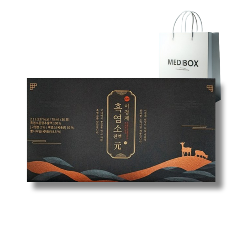 이경제 흑염소 진액원 흑염소즙 엑기스 선물 세트 쇼핑백, 1개, 2.1L