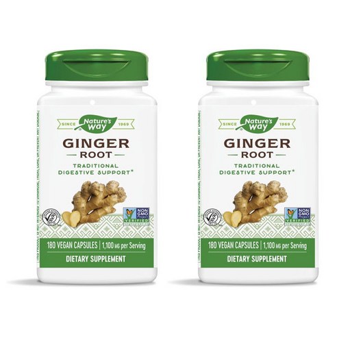네이쳐스웨이 진저 루트 550mg 비건 캡슐, 180개입, 2개