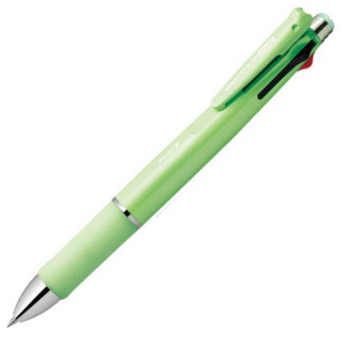 제브라 클립온 멀티 1000 멀티펜 0.7mm, 파스텔 그린(B4SA2-PAG), 4개