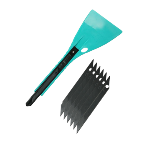 INVEN* 인벤 오우스케 스타일 오토락 헤라도배 칼 (SK5칼날 5개 포함), 도배칼1개+SK5칼날 5개, 1세트