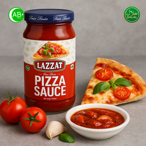 Lazzat Pizza Sauce 350g Ready to Use Pakistan 할랄 피자 소스 라자트 바로 사용 가능 파키스탄