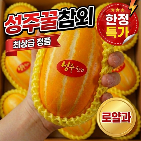 [정품 프리미엄] 고당도 성주 꿀 참외 로얄과 선물용