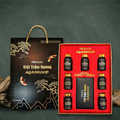 프리미엄 비엣침향 아가우드(Premium Viet Tram Huong Agarwood) 210정(7병)