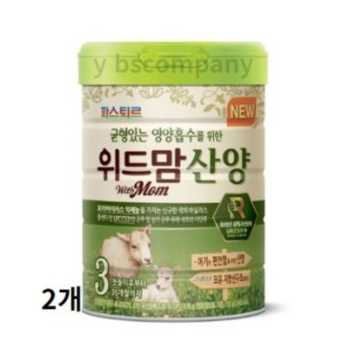 파스퇴르 위드맘 산양 분유 3단계, 750g, 6개