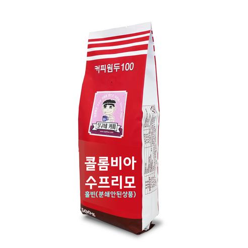 달구네커피 콜롬비아 수프리모 맛있는 당일로스팅 원두, 홀빈(분쇄안함), 200g, 1개