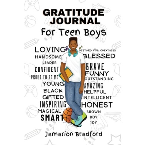 (영문도서) Gratitude Journal for Teen Boys Paperback, Gilded Bee Publishing, English, 9781957162010