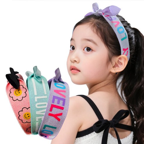 포쉬메이드 3P 여아머리띠 세트