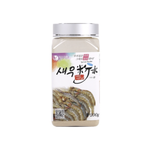 이슬나라 새우분말 200g, 2개