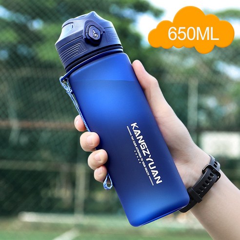 DFMEI 대용량 스포츠 물컵 남 여름 헬스 주전자 아웃도어 물병 페트컵 주전자, 1000ML블랙_트리탄 소재