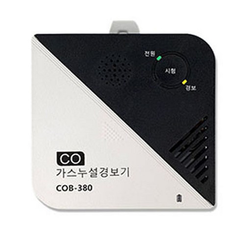 수산홈텍 CO경보기 배터리형 COB-380, 1개