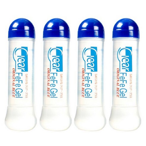 클리어페페 오리지널 블루 바디 마사지 젤 캡용기형, 360ml, 4개