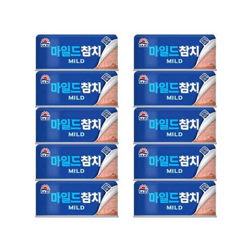 사조 마일드참치 통조림 200g 10개
