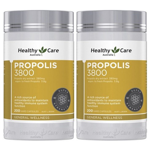 헬시케어 프로폴리스 드라이 엑스트렉트 3800mg 소프트캡슐, 2개, 200개입