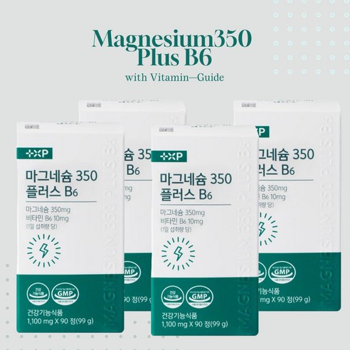 약국정품 고용량 마그네슘 비타민하우스 하루 1정, 4개, 90정