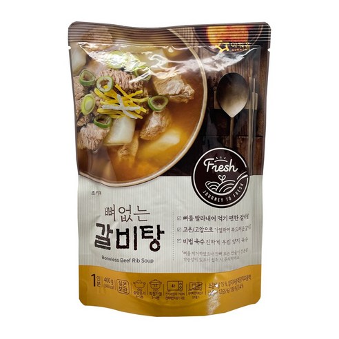 아워홈 (아워홈) 뼈없는 갈비탕 400g x 3봉(실온), 3개