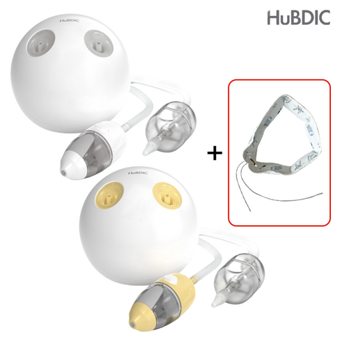 휴비딕 의료용 전동 콧물흡입기 크린노즈인아웃 HNA-1000 콧물흡인기, HNA-1000Y 옐로우+해열밴드 세트, 1개