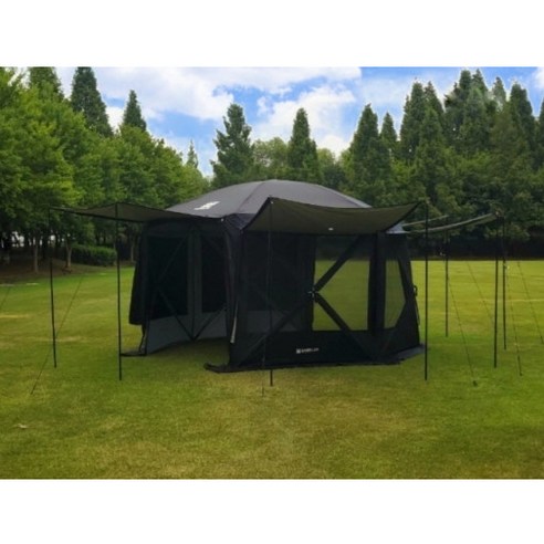간편한 설치와 공간 효율을 갖춘 캠핑용 텐트