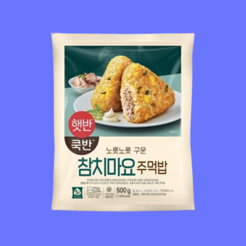CJ 쿡반 참치마요 주먹밥 500G x 1, 1개, 500g