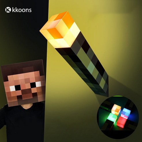 마인크래프트의 매력을 담은 특별한 조명