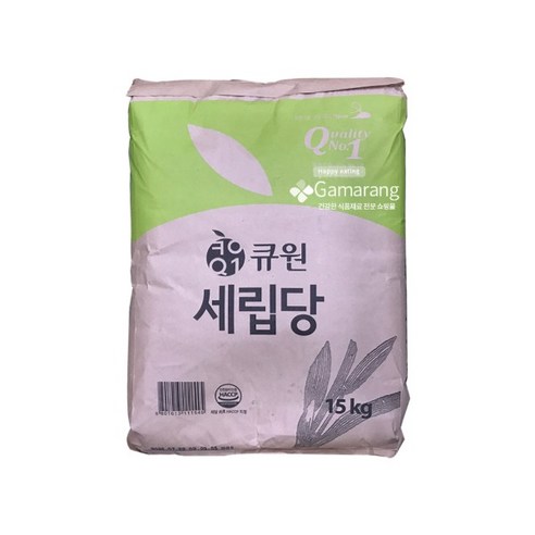 큐원 세립당 15kg 삼양사 잘녹는고운설탕, 큐원세립당15kg, 1개 큐원백설탕