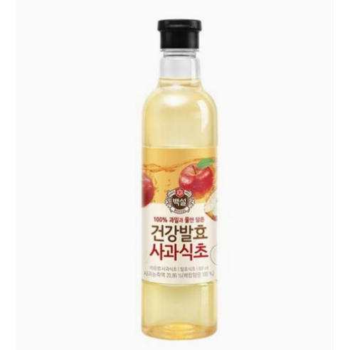 백설 건강발효 사과식초 800ml 2병 천연발효식초 백설 건강발효 사과식초 800ml 2병 천연발효식초