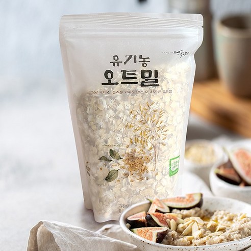 먹놀잼 국산 유기농 오트밀, 450g, 1개