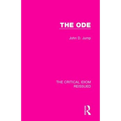 The Ode Paperback, Routledge