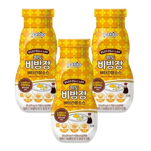 팔도 비빔장 버터 간장 소스 200g x 3개/ 계란밥소스