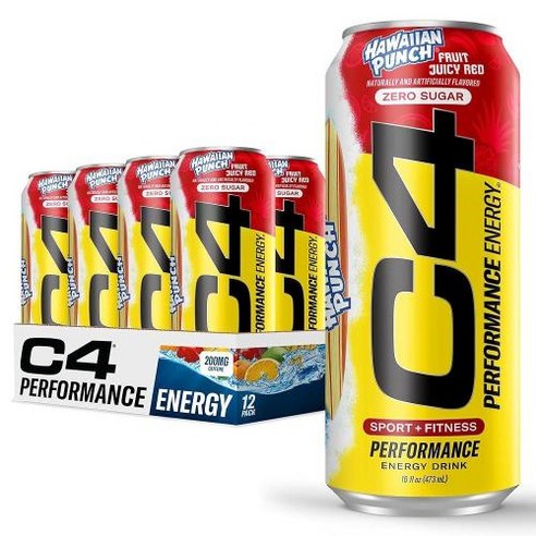 Cellucor C4 오리지널 온 더 고, 1) 16 Fl Oz Pack of 12 – C4 HA, 473ml