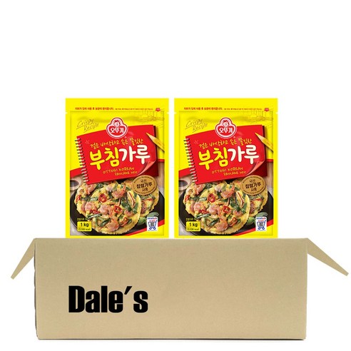 데일즈기획 오뚜기 부침가루, 1kg, 2개