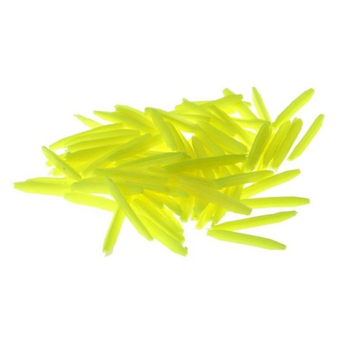 100Pcs 플라이 낚시 스트라이크 표시기 빨간색 형광 낚시 부동 수레, 형광 E, 설명, EVA