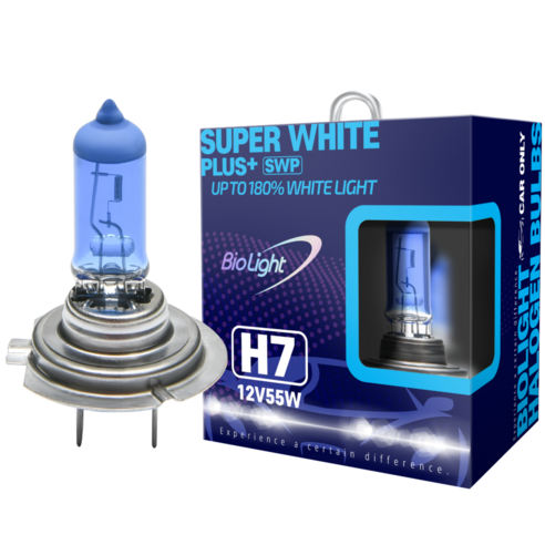 차량용 할로겐 램프 슈퍼 화이트 플러스 H7 (1 Set)