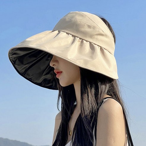 토이앤스티치 돌돌 접이식 햇빛 가리개 오픈 벙거지 모자