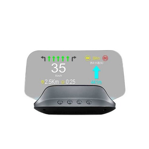 HUD 차량용 디스플레이 헤드업 고화질 GPS OBD, 듀얼 시스템 듀얼 위성-OBD obd