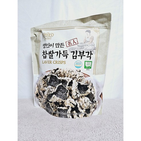 New 명인이 만든 찹쌀 김부각 160g, 2개