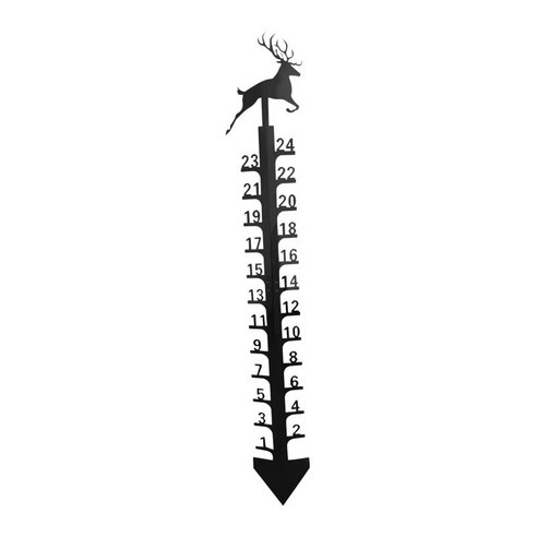 뒤뜰 Xmas 장신구를 위해 수공 강철 눈 계기 비바람에 견디는 90cm, 고라니