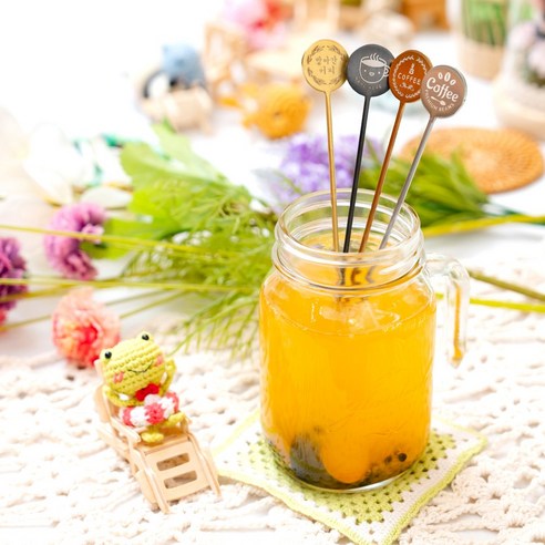 당신의 음료를 특별하게 만드는 고급 롱스푼 머들러