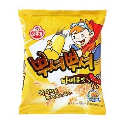 오뚜)바베큐맛 뿌셔뿌셔 90g1개입, 90g