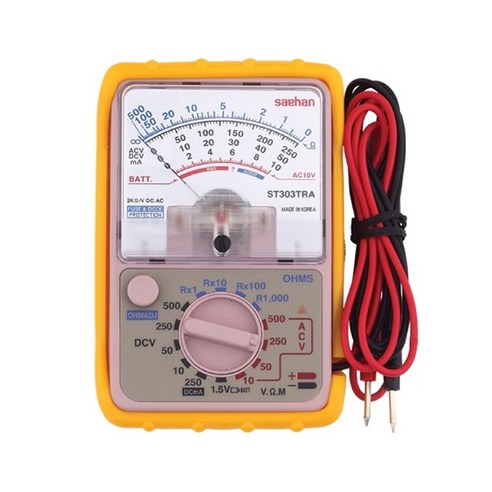 새한 아날로그 테스터 ST-303TRA 테스터기, 1개 디지텔텐션테스터