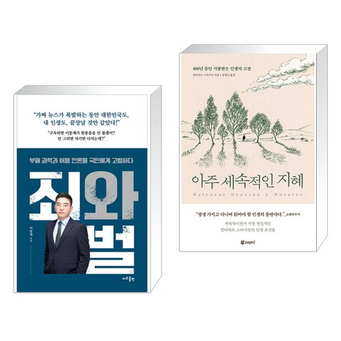 (서점추천) 죄와 벌 + 아주 세속적인 지혜 (전2권), 지우LNB 지우출판