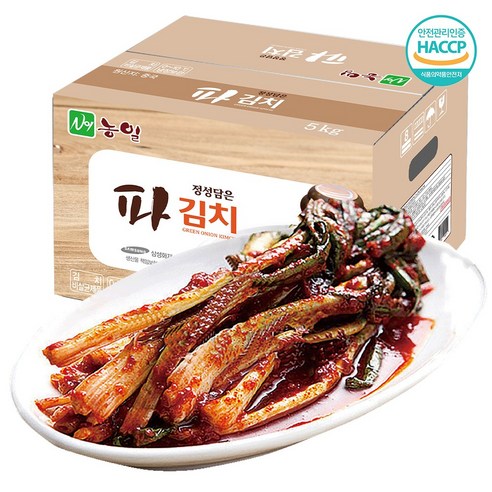 "엄마 손맛 그대로! 농일 파김치, 5kg 한 통으로 식탁 고민 끝!" 파김치5kg