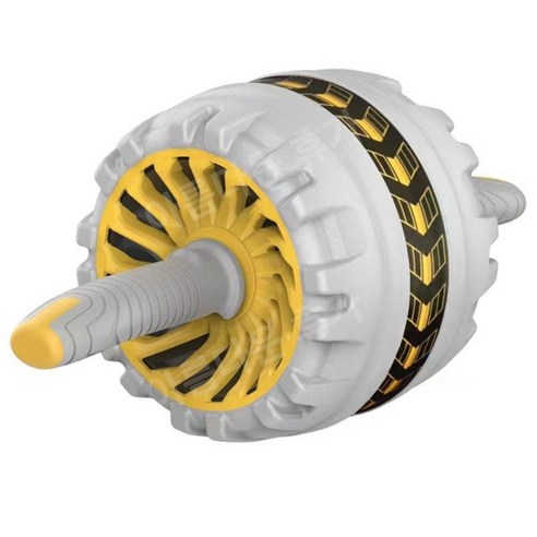 AB슬라이드 AB 휠 롤아웃 코어 복근 뱃살 빼는 운동기구, 옐로우